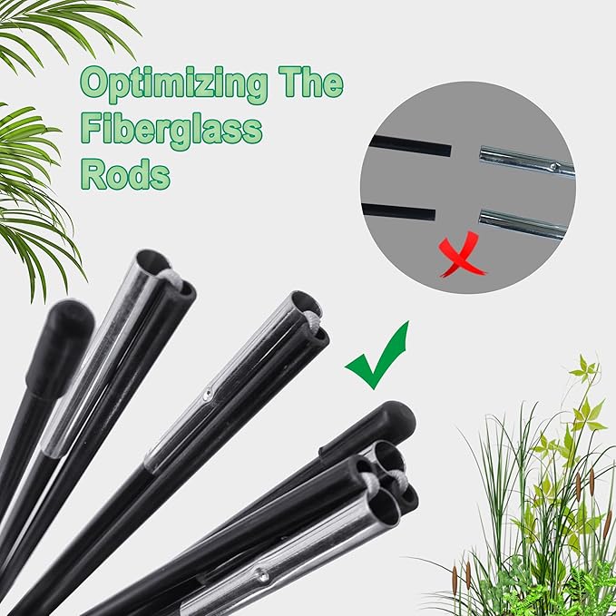 40" x 40" x 30" Mesh Plant Cover from Animals - Plant Netting Pest Guard Cover with Stakes for Raised Bed, Plant Tent Cage Protector for Vegetables Fruits Flowers Small Animals, Shading Rate 25%, 1PCS