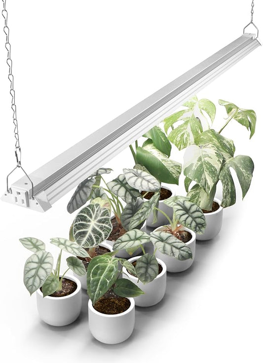 Barrina TX72 4FT Grow Light for Indoor Plants, 72W (500W Equivalent), High PPFD, 5000K Daylight Full Spectrum, Grow Lights for Seed Starting, Vegetable, Greenhouse with On/Off Switch, Linkable, 1 Pack