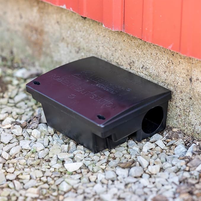 Neogen 000550 Rodent Bait Station, Black (Pack of 6)