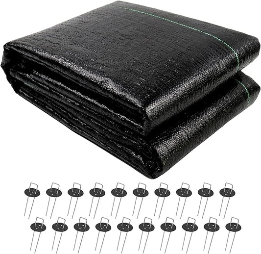 4ft x 100ft Garden Weed Barrier Landscape Fabric, Premium Ground Cover Weed Blocker Fabric Gardening Mat, Superior Weed Control for Vegetable Garden, Flower Bed, Mulch