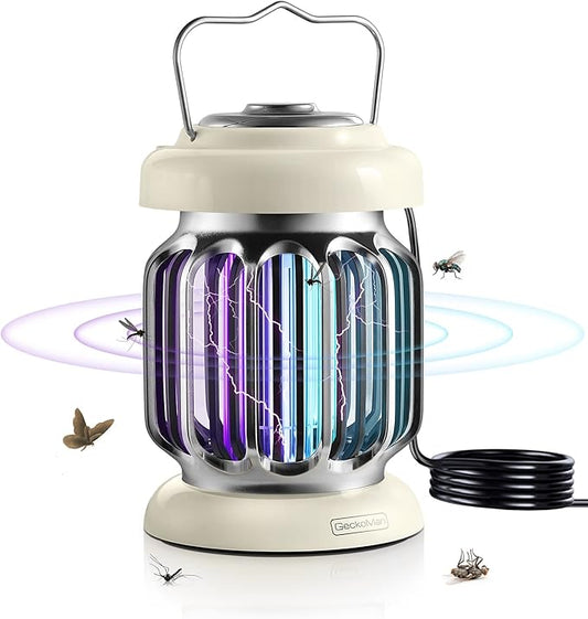 2-Pack Hybrid Spectrum, Waterproof Switch Bug Zapper Outdoor Bug Zapper Indoor Bug Zapper Mosquito Repellent Outdoor Patio Mosquito Zapper Electric Fly Zapper Fruit Fly Trap for Indoors Killer