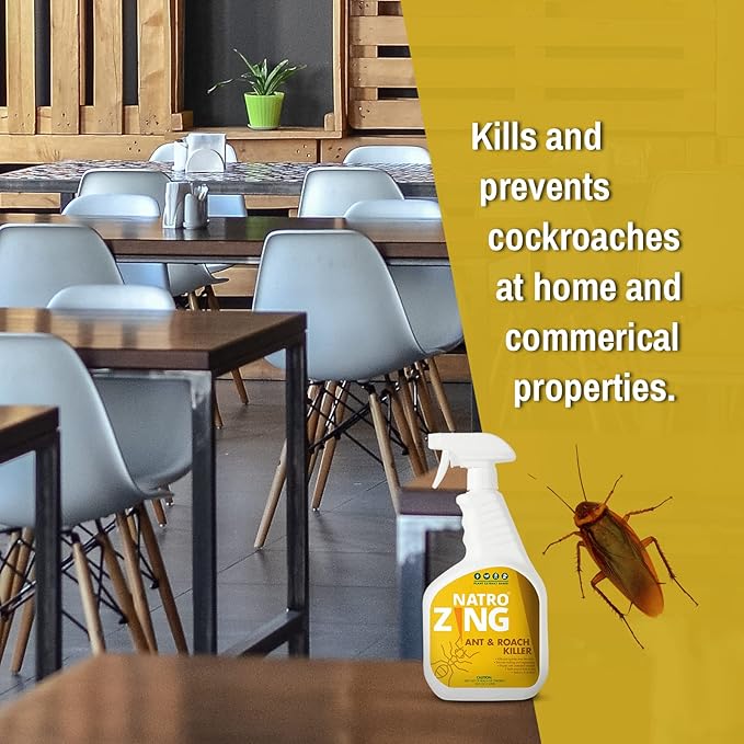 Ant & Roach Killer 11 oz Indoors and Outdoors, Ant Spray for Home, Ant Repellent for House, Fast Kill, Prevents for Weeks, Also Kills Roaches Spiders Centipedes