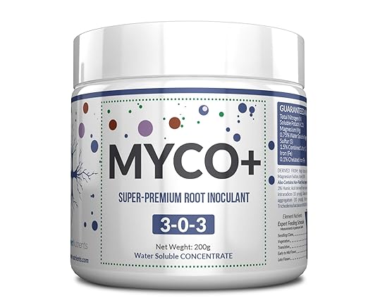 MYCO+ - Mycorrhizae Fungi Powder for Plants and Soil Health, Root Booster for Cuttings, Orchids, Roses, Vegetables, Succulents - Ultra Concentrated (800 Grams)