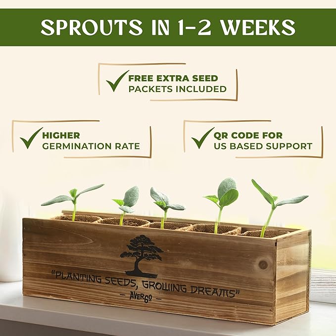 Bonsai Tree Kit for Beginners – 5X Unique Japanese Bonzai Trees | Complete Indoor Starter Kit for Growing Plants with Bonsai Seeds, Tools & Planters – Gardening Gifts for Women & Men