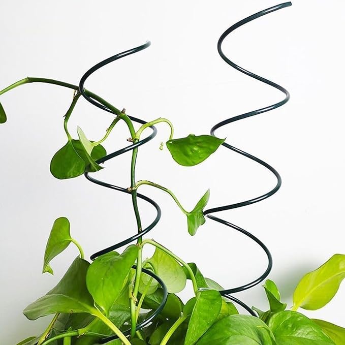 Tomato Twist Stake, Twisted Tomato Stakes Plant Supports, Tomato Cages Climbing Stake, Plant Support for Potted Plants Tomato Rose Vine, Plant Support Stakes for Potted Plants (10pcs)