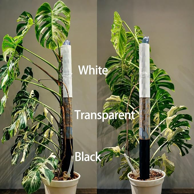 4 Pcs 17 Inch Plastic Moss Pole for Plants Monstera,Designed Specifically for Climbing Plants, Stackable Plant Support for Indoor Plants
