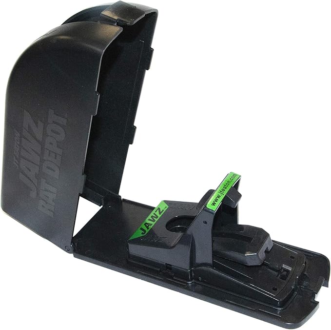 JAWZ Rat Depot Covered Rat Traps – Durable Snap Trap Covers for Safe and Discreet Rat Control