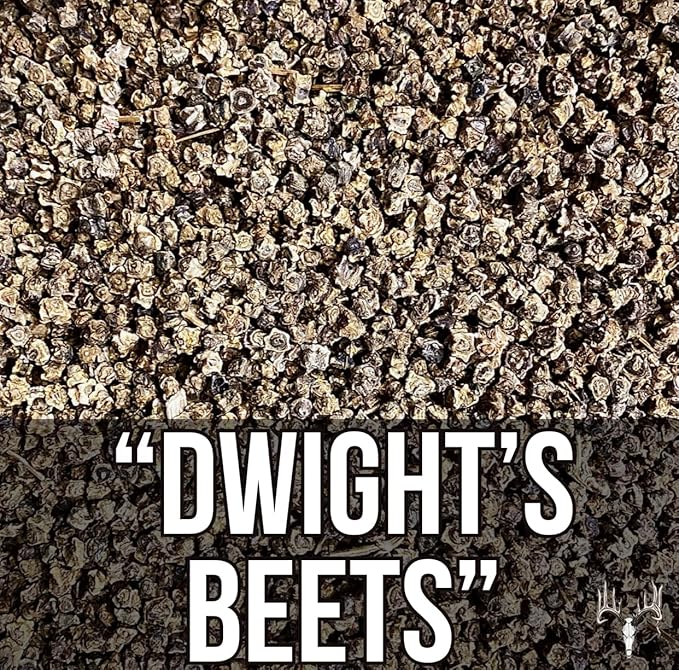 Dwight’s Pure Sugar Beet Seed for Deer, 50 LB Bulk, Planting Seeds Grow Whitetail & Turkey Hunting Food Plot Attractants, Winter Root Crop & Cold Tolerant Forage Feed Wildlife, No Coat