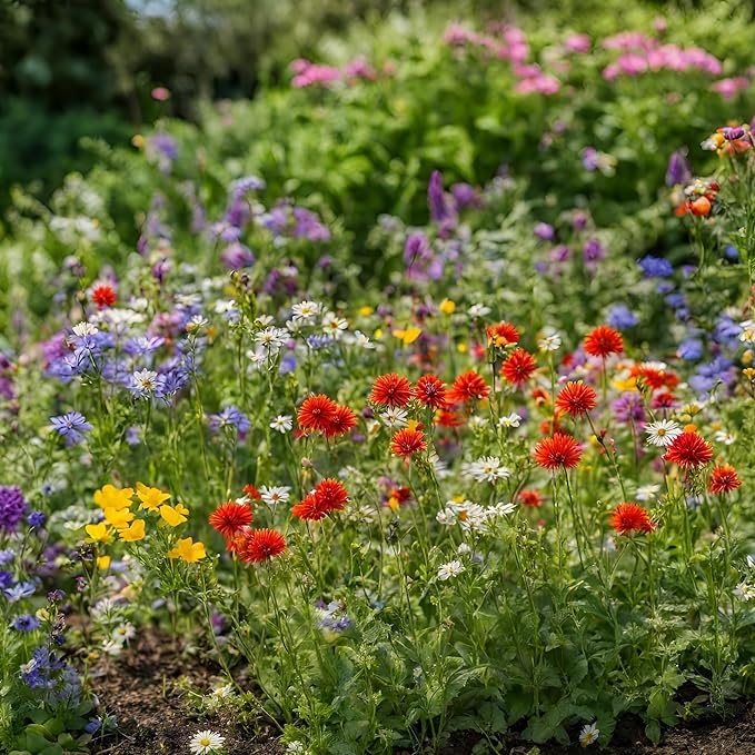 Created By Nature Alaska Wildflower Seed Mix, 15 Flower Varieties, 53,000 Seeds