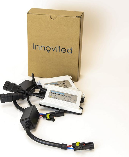 2pcs 55w Ac HID Slim Digital Ballast for H1 H3 H4 H7 H10 H11 9005 9006 D2r D2s Universal Fit