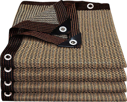 Shade Cloth for Garden,80% Mesh Tarp with Grommets Shade Cloth for Greenhouse,Patio,Vegetables,Plants Cover and Chicken Coops,Coffee Shade Net for Outdoor Garden10x10FT