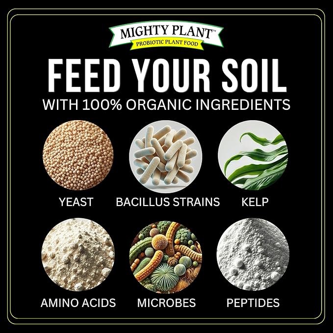 Organic Instant Compost Tea (1 lb) – Probiotic Plant Food Bloom Booster & Yield Booster for Hydroponics & All Gardening Types | Microbial Formula Converts Amino Acids for Enhanced Growth (1, Pounds)