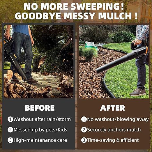 Mulch Glue, Rock Glue for Landscaping Fast-Drying Pebble&Gravel stabilizer Long-Lasting Pea Gravel Binder for Landscaping, Pine Straw, Outdoor Strong Pebble Gravel Binder for Garden (26.39 OZ)