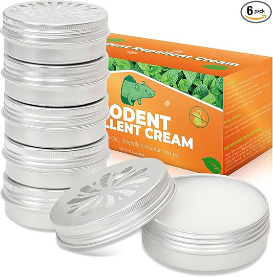 6 Pack Peppermint Mouse Repellent - Rat Repellents for Outdoor Car Engines Garages House, Rat Deterrent, All Pest Repellent for Mice, Rats, Snake, Squirrel