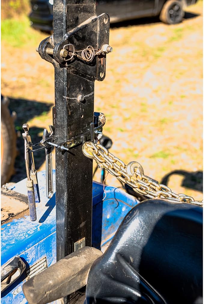 Heavy-Duty Tractor ROPS Tool/Chain Holder, Model RCH001