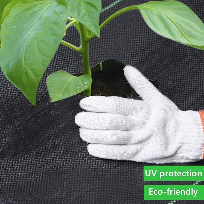 6ft x 300 ft Garden Weed Barrier Landscape Fabric Heavy Duty,Weed Blocker Fabric, Geotextile Fabric Under Gravel,Garden Tarp to Prevent Weeds, Landscaping Fabric, Driveway Fabric