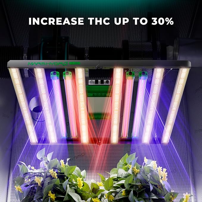 Mars Hydro ADlite UV30 & IR15 LED Grow Light for Indoor Plants, 3x3 ft Coverage Strengthens Plant Resistance, Encourages Flowering, Supplemental for TS1000/TSW2000/TS3000/FC3000/FCE3000/FC/FCE4800