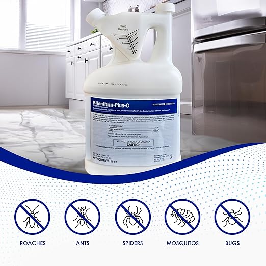 Insecticide (96 oz) - Roach Killer Indoor Infestation, Termite Treatment, Ant Control & Wasp Spray - Home Pest Control, Residential, Commercial, and Industrial Use