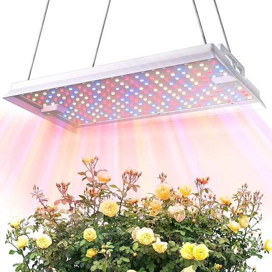 Plant Grow Light, [Smart APP & Expansive 2x3 Ft Coverage] Genuine 100W Output LED Full Spectrum for Indoor Plants, 8-Level Brightness, Hanging Use with Remote Control
