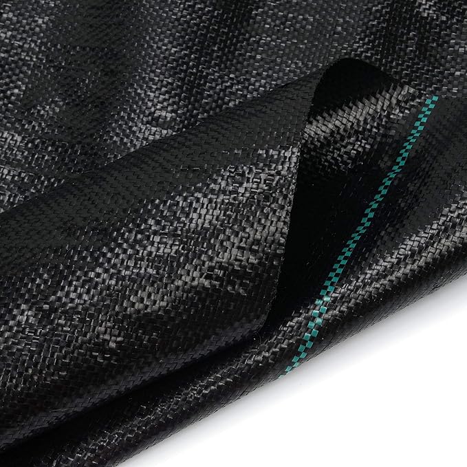 Landscape Fabric Heavy Duty 3Ft x 300Ft 3.2oz Black - Woven Weed Barrier Landscape Fabric - Weed Block - Garden Fabric Roll - Commercial Weed Control Fabric - Weed Barrier Cloth