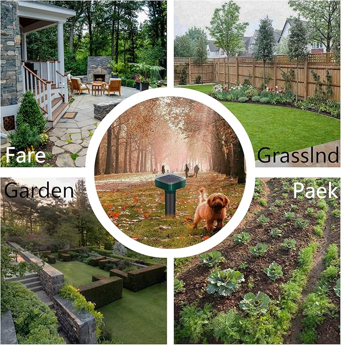 Snake Repellent for Yard & Outdoors - Solar-Powered Sonic Snake Deterrent Devices, Waterproof, Pet Safe Rattlesnake Repellent (6)