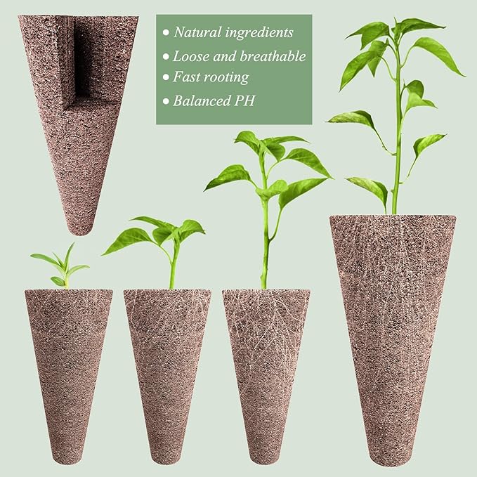 133-Pack Hydroponic Grow Sponges kit - Replacement Seed Starter Pods Compatible with AeroGarden - Boost Root Growth - Ideal for Indoor Gardening - Includes 12 Tags & 1 Tweezer (133pack)