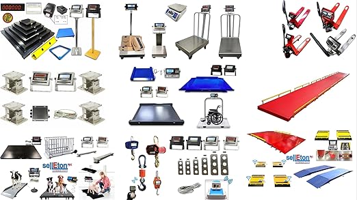 SellEton SL-700-2x3-NN (24" x 36") 2' x 3' Industrial Floor Scale with Capacity of 10,000 lbs x 1 lb