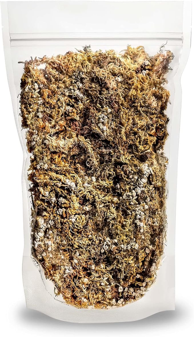 Premium Orchid Mix by GARDENERA - 20 Quart - Fern + New Zealand Pine Bark + Sphagnum Moss + Perlite | Best for Growing and Repotting Orchids (4 Bags of 5 QT)