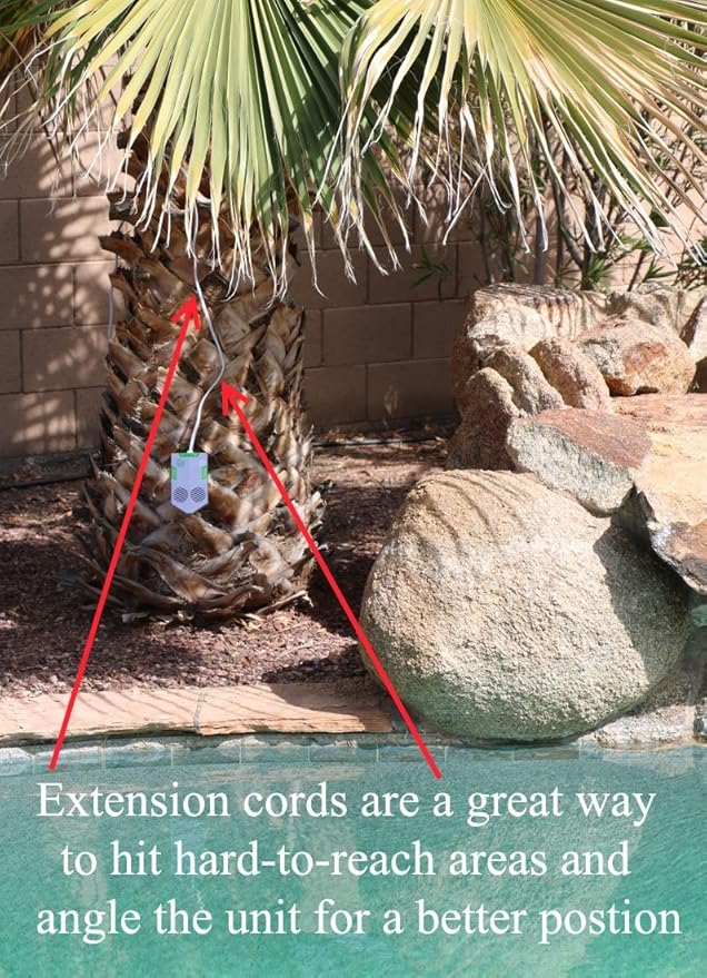 CLEANRTH CR008 Advanced Ultrasonic Rodent Repelling System - Powerful Indoor & Outdoor Rodent Repellent