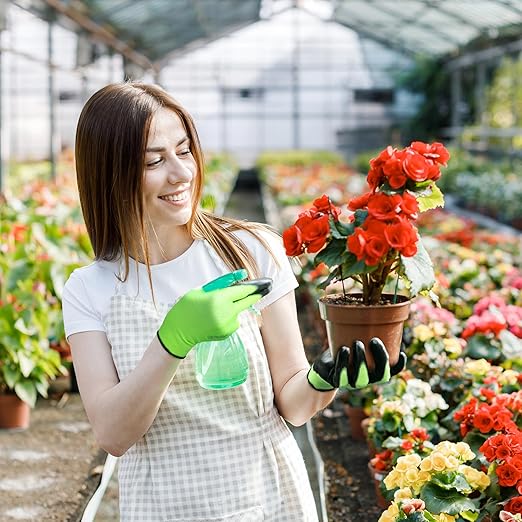 Kebada W1 Work Gloves for Men and Women, PU Coated Safety Gloves with Grip, Touchscreen, Ideal for Warehouse Package Handling, Construction, Gardening, Green X-Small