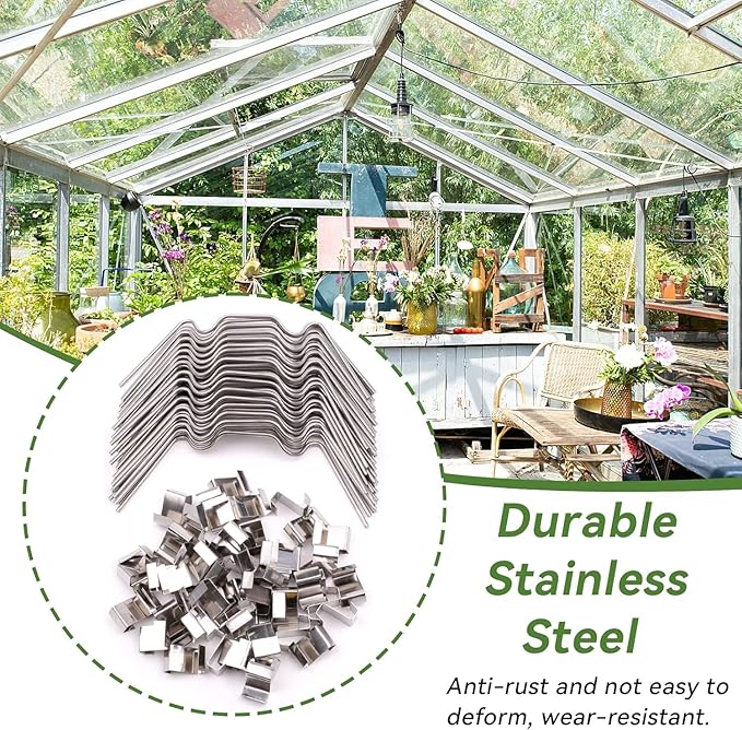 14 Pack Clear Polycarbonate Greenhouse Panels,Twin-Wall Polycarbonate Sheets for Roofing,Greenhouses ,Weather Resistant for Roof, Siding, and Sunroom(4ftx2ftx0.16in)