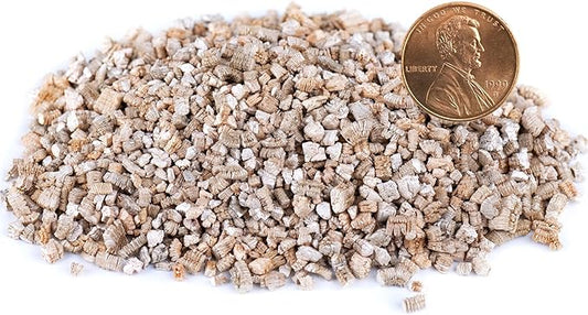 Organic Coarse Vermiculite for Indoor Gardening Plants and Mushrooms – Enhances Soil Aeration, Seed Germination, Rooting Cuttings – Small Packages and Bulk (Vermiculite Grade 3 – Medium, 1 qt)