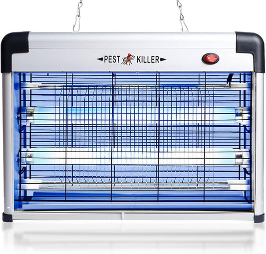 Electric Bug Zapper, Indoor Mosquito Killer with 20W Lamps 2800V Grid, Plug-in Hanging Insect Trap for Mosquito, Moth, Fly Killer Indoor Use