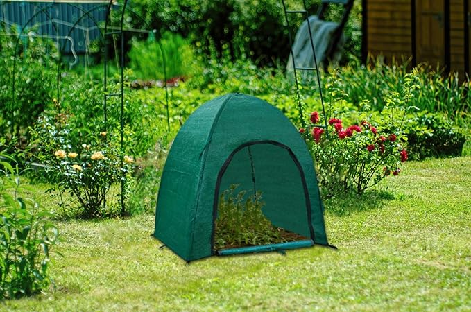 Winter Plant Covers for Snow and Ice Protection Shrub Cover Freeze Protection Plant Tent Protect Outdoor Plant and Potted Plant from Snow Frost Sun and Animal with Zipper Door 36*36*40 (2Packs)