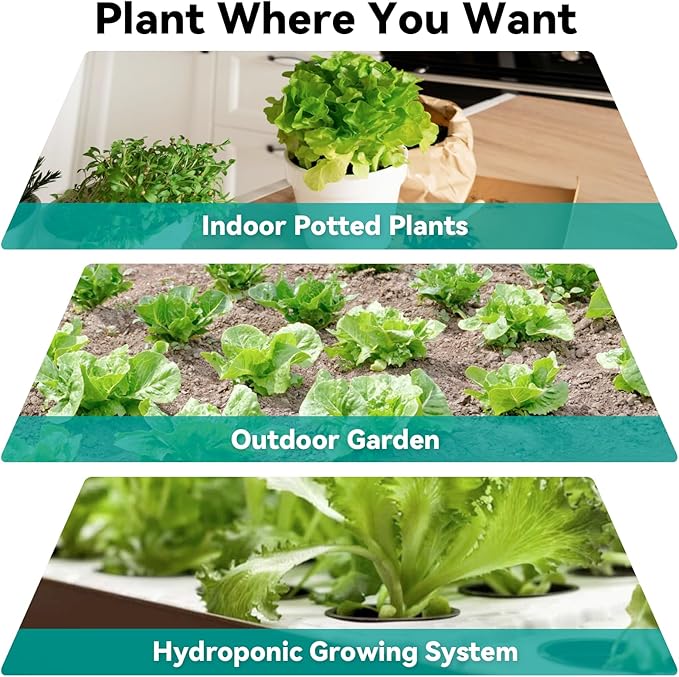 Flower Seed Pods for Ahopegarden, iDOO MUFGA Hydroponics Growing System Indoor Gardening, 400+ Seeds, Dwarf Sunflower Bambino, French Marigold, Dahlia, Dwarf Petunia(7-Pods)