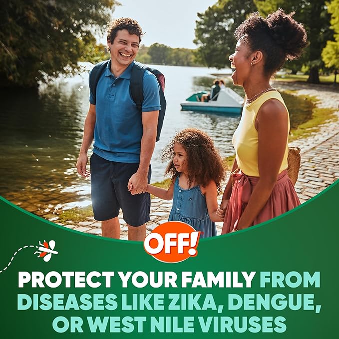 OFF! Deep Woods Insect Repellent VII Spritz, Bug Spray with Long Lasting Protection from Mosquitoes and Ticks, 6 oz