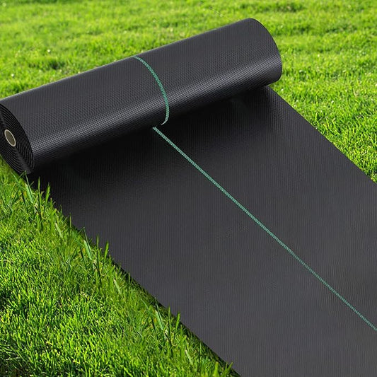 4FT x 100FT Weed Barrier Landscape Fabric Heavy Duty, Thicken Garden Fabric Weed Mats, Weed Control Garden Cloth, Woven Geotextile Fabric for Garden Beds, Underlayment, Commercial Driveway