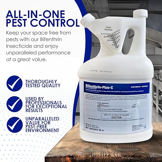 Insecticide (96 oz) - Roach Killer Indoor Infestation, Termite Treatment, Ant Control & Wasp Spray - Home Pest Control, Residential, Commercial, and Industrial Use