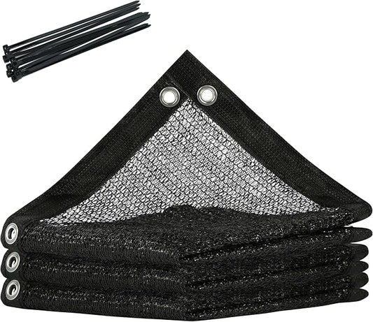 Royal Shade 30% Black Shade Cloth Custom Size 13FT x 78FT Mesh Tarp with Grommets for Garden Patio, Plant Shading, Greenhouse, Pergola, Chicken Coop, Dog Kennel, Lawn (We Make Custom Size)