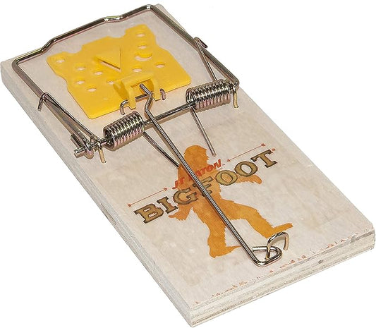 Bigfoot Rat Size Snap Trap with Expanded Trigger – Heavy-Duty Rodent Control Trap for Effective Rat Catching