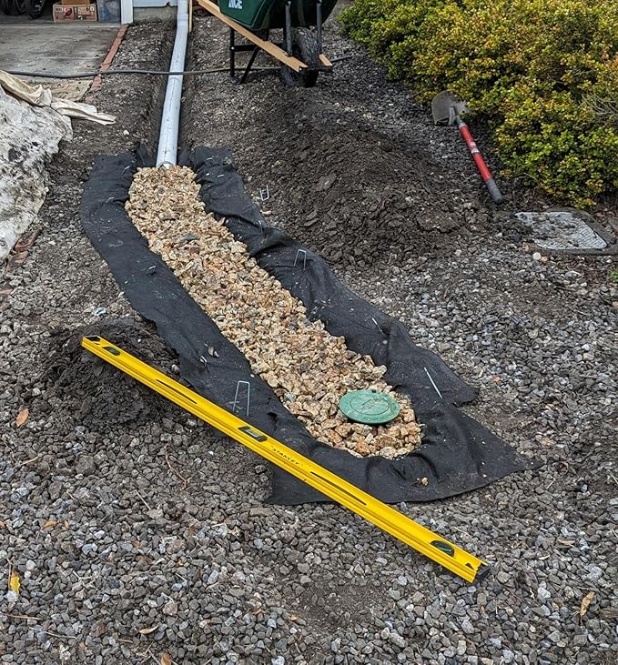 Sandbaggy Non Woven 4 oz Geotextile Landscape Fabric | Industrial Grade Fabric | 100 Lbs of Tensile Strength | UV Protected from Sun Exposure | Approved by DOT (12 ft x 100 ft Roll)