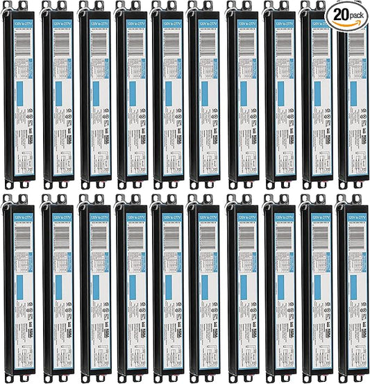 OHLECTRIC (20-Pack) Replacement for ICN-1P32-SC - 1 Lamp T8 Fluorescent Electronic Ballast |32W Rated Lamp Power, 120/277 Volt |Energy-Efficient Instant Start Operation