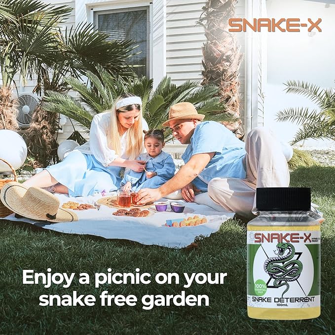 Snake Deterrent for Yard, Homes, and Outdoor Areas – Non-Toxic Essential Oil Blend