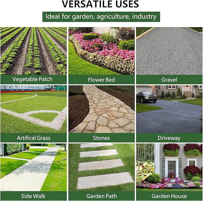 Woven Landscape Fabric 5oz, 5 x 300FT Weed Fabric Barrier, Double Layer, Garden Fabric Weed Barrier, Weed Control Fabric Ground Cover, Gardening Mat for Garden Beds, Landscaping