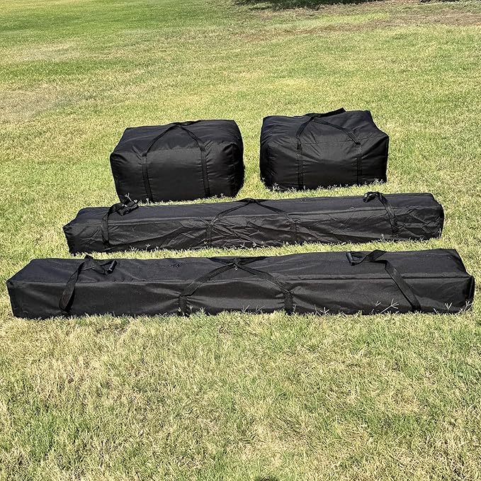 DELTA 20'x20' PVC Marquee Tents for Parties, Large Party Tent, Outdoor Wedding Tent, Heavy Duty Fire Retardant Waterproof Canopy, Carpas para Fiestas,Outdoor Event + 4 Storage Bags